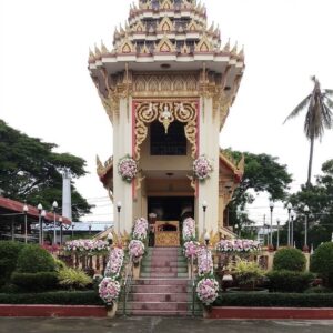 ดอกไม้หน้าเมรุ วัดชนะสงคราม ส่งถึงวัด กรุงเทพฯ