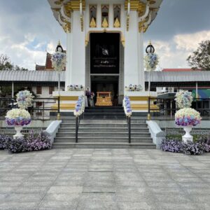 ดอกไม้หน้าเมรุ วัดบำเพ็ญจีนพรต ส่งถึงวัด กรุงเทพฯ