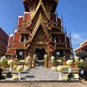 ดอกไม้หน้าเมรุ วัดเบญจมบพิตร ส่งถึงวัด กรุงเทพฯ