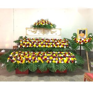 ดอกไม้หน้าศพ เขตคลองสามวา รามอินทรา ส่งตรงเวลา